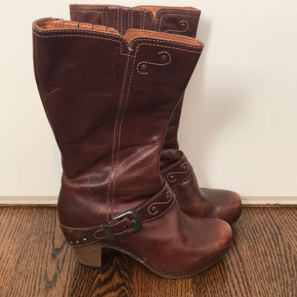 Dansko boots with buckle